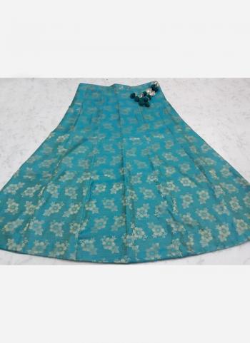 2023y/February/38453/Sky-Blue-Silk-Party-Wear-Weaving-Skirt-Readymade Skirt 6 B.jpg